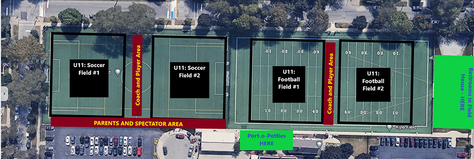 U11 Northern Field Map