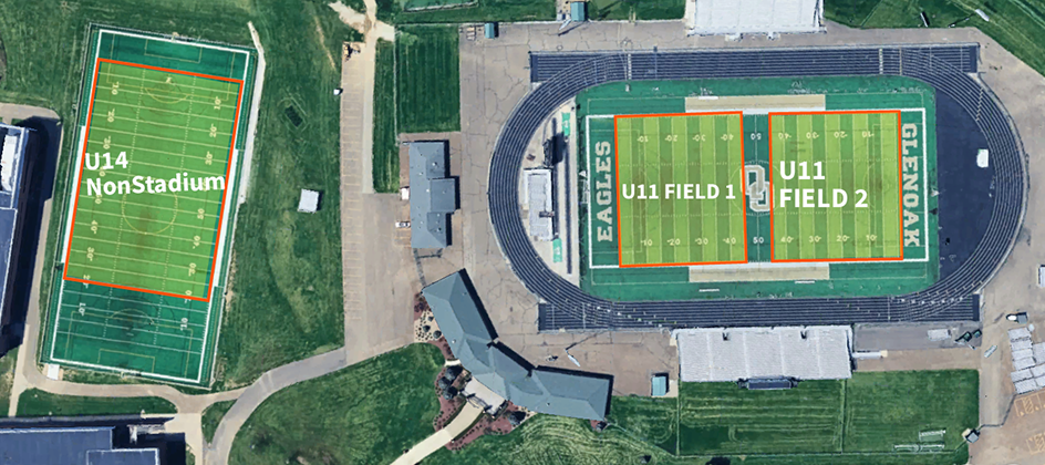 U14 Southern Field Map